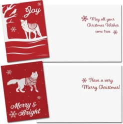 72pcs Christmas Animal Greeting Cards With Envelopes 11 72pcs Christmas Animal Greeting Cards With Envelopes -Christmas Favors Shop 72 Christmas Animal Greeting Cards with Envelopes 4 result 600x602 1