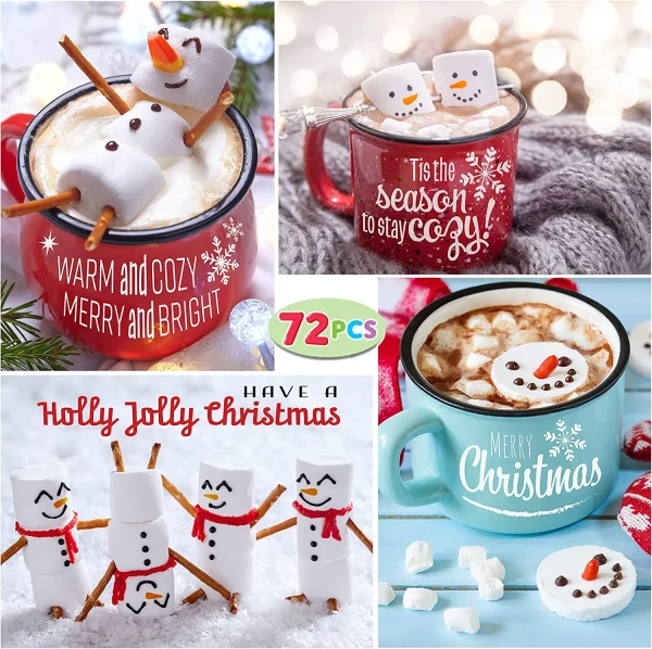 72pcs Winter Christmas Greeting Cards 4 72pcs Winter Christmas Greeting Cards - Image 2
