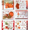 72Pcs Christmas Foil Holiday Greeting Cards