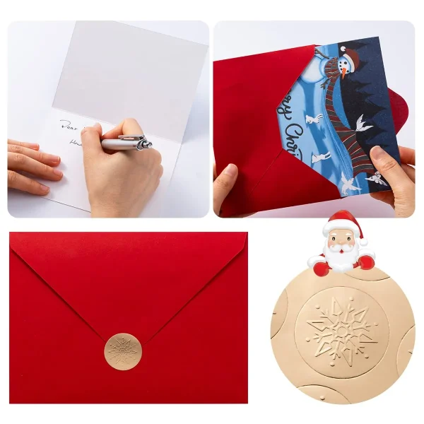 72pcs Snowman Christmas Card Set With Envelopes 7 72pcs Snowman Christmas Card Set With Envelopes - Image 5