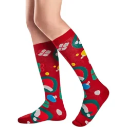 8 Pairs Womens High Knee Christmas Socks -Christmas Favors Shop 8 Pairs Womens Assorted Design Patterned Knee High Socks 7 结果 600x600 1