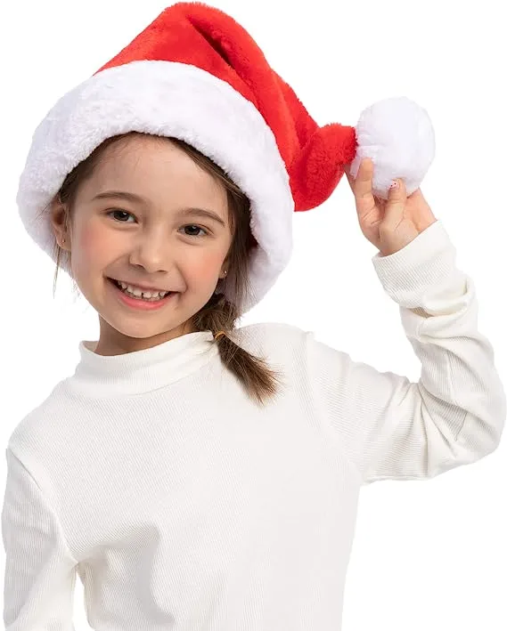 8 Pcs Premium Christmas Santa Hats 5 8 Pcs Premium Christmas Santa Hats - Image 3