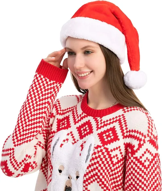 8 Pcs Premium Christmas Santa Hats 7 8 Pcs Premium Christmas Santa Hats - Image 5