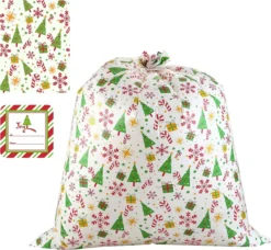 8pcs Jumbo Christmas Gift Bags With Tags 36x44in -Christmas Favors Shop 8 Piece Christmas Jumbo Holiday Gift Bags 3 result 600x554 1