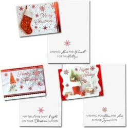 72Pcs Christmas Foil Holiday Greeting Cards 9 72Pcs Christmas Foil Holiday Greeting Cards -Christmas Favors Shop 811fkUAd75L. AC SL1500 600x606 1
