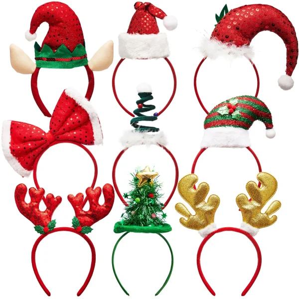Kids 9pcs Assorted Christmas Headband 3 Kids 9pcs Assorted Christmas Headband
