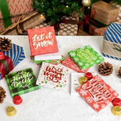 9Pcs Square Shape Christmas Gift Box