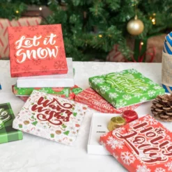 9Pcs Square Shape Christmas Gift Box -Christmas Favors Shop 9Pcs Square Shape Christmas Gift Box 6 result 600x600 1