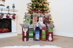 9pcs Christmas Wine Bottle Paper Bags