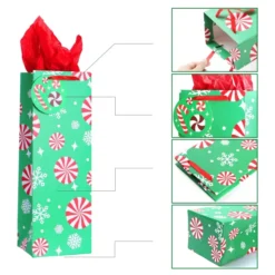 9pcs Christmas Wine Bottle Paper Bags 13 9pcs Christmas Wine Bottle Paper Bags -Christmas Favors Shop 9Pcs Wine Bottle Bags 6 result 600x600 1