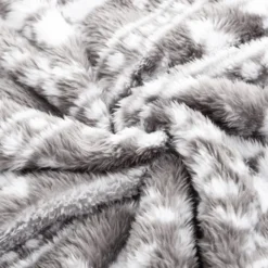 One Piece Hooded Flannel Christmas Pajamas -Christmas Favors Shop Adult Grey Snowflake Onesie 6 result 1 600x600 1