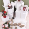 30pcs Christmas White Gift Boxes 2 30pcs Christmas White Gift Boxes -Christmas Favors Shop Assorted 3 D White paper Box with Twines Grass 30 Pcs 1 result 600x600 1