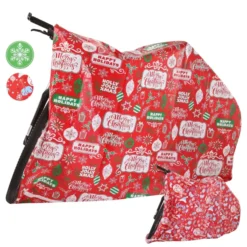 2pcs Christmas Large Bicycle Gift Bag With Gift Tags