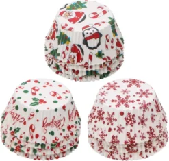 150pcs Christmas Cupcake Liners -Christmas Favors Shop Christmas Cupcake Liners 150 Pcs 3 result 600x571 1