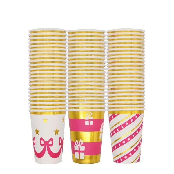 48pcs Multicolor Christmas Disposable Cups 9oz 4 48pcs Multicolor Christmas Disposable Cups 9oz - Image 2