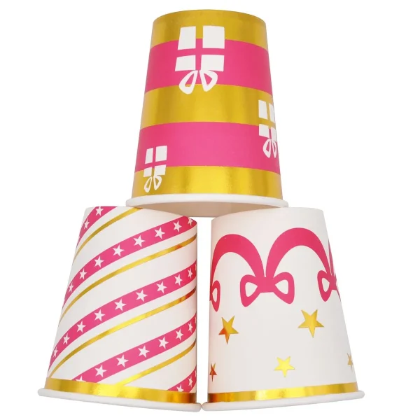 48pcs Multicolor Christmas Disposable Cups 9oz 7 48pcs Multicolor Christmas Disposable Cups 9oz - Image 5