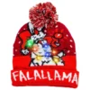 Christmas Falalallama Llama Lit-up Knitted Beanie 2 Christmas Falalallama Llama Lit-up Knitted Beanie -Christmas Favors Shop Christmas Falalallama Llama Lit up Knitted Beanie 1 result 600x600 1