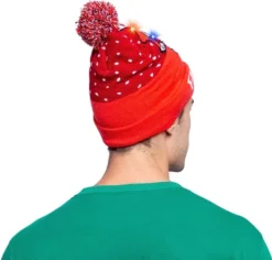 Christmas Falalallama Llama Lit-up Knitted Beanie -Christmas Favors Shop Christmas Falalallama Llama Lit up Knitted Beanie 5 result