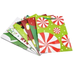 18pcs Christmas Paper Goodie Bags 12 18pcs Christmas Paper Goodie Bags -Christmas Favors Shop Christmas Gift Bags Holiday Paper Goody Bags with Handles 4 result 600x600 1