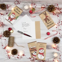 30pcs Christmas Gift Card With Envelopes -Christmas Favors Shop Christmas Gift Card Craft Paper with Envelopes 30Pcs 3 result 600x600 1