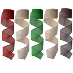 5pcs Christmas Gift Wrap Burlap Ribbon -Christmas Favors Shop Christmas Gift Wrap Burlap Ribbon 3 result 600x600 1