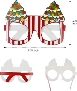 36pcs Assorted Christmas Eyeglasses Frame -Christmas Favors Shop Christmas Glass Frames Party Favors 36 Pcs 4 result