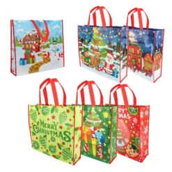 12pcs Large Christmas Tote Bags 11 12pcs Large Christmas Tote Bags -Christmas Favors Shop Christmas Goodie Bags 12Pcs 4 result 600x600 1