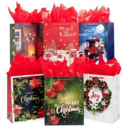 Christmas Goody Paper Bags, 18Pcs 11 Christmas Goody Paper Bags, 18Pcs -Christmas Favors Shop Christmas Goody Paper Bags 18Pcs 4 result 600x600 1