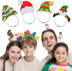 24pcs Christmas Headband For Party Favors Photo Booth -Christmas Favors Shop Christmas Headbands 24 Pcs 3 result
