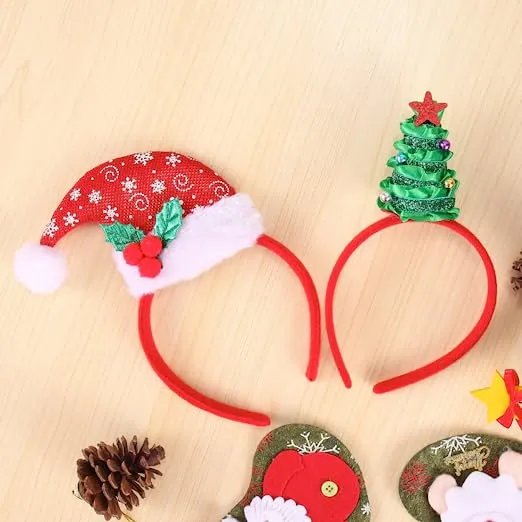 8pcs Different Designs Christmas Headbands 3 8pcs Different Designs Christmas Headbands