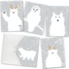 36pcs Christmas Snowy Greeting Cards