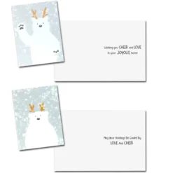 36pcs Christmas Snowy Greeting Cards -Christmas Favors Shop Christmas Holiday Greeting Cards Collection 4 result 600x600 1