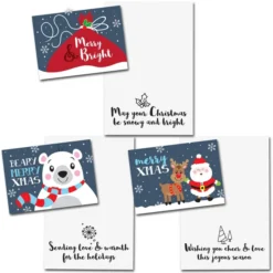 72Pcs Christmas Holiday Greeting Card Collection -Christmas Favors Shop Christmas Holiday Greeting Cards Collection with Envelopes 2 result 600x600 1