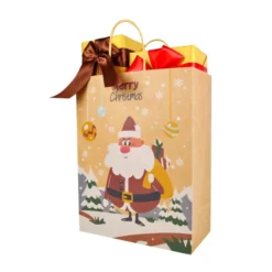 24pcs Kraft Paper Christmas Gift Bags -Christmas Favors Shop Christmas Kraft Paper Gift Bags with Twine Handles 4 result 600x600 1
