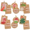 72pcs Christmas Hanging Gift Tags -Christmas Favors Shop Christmas Kraft Tags 1 result 600x600 1
