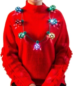 3pcs LED Christmas Bulb Disco Necklace 10 3pcs LED Christmas Bulb Disco Necklace -Christmas Favors Shop Christmas Led Disco Necklace 3 Pack 3 result 600x710 1