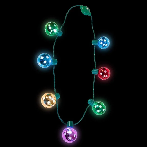 3pcs LED Christmas Bulb Disco Necklace 6 3pcs LED Christmas Bulb Disco Necklace - Image 4