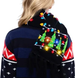 Christmas Lit-up Knitted Scarf -Christmas Favors Shop Christmas Lit up Knitted Scarf 5 result