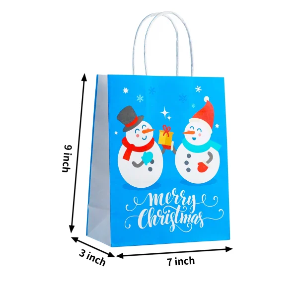 24pcs Paper Christmas Gift Bags With Handles 7 24pcs Paper Christmas Gift Bags With Handles - Image 5