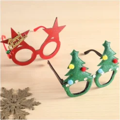 8pcs Christmas Party Glass Frames