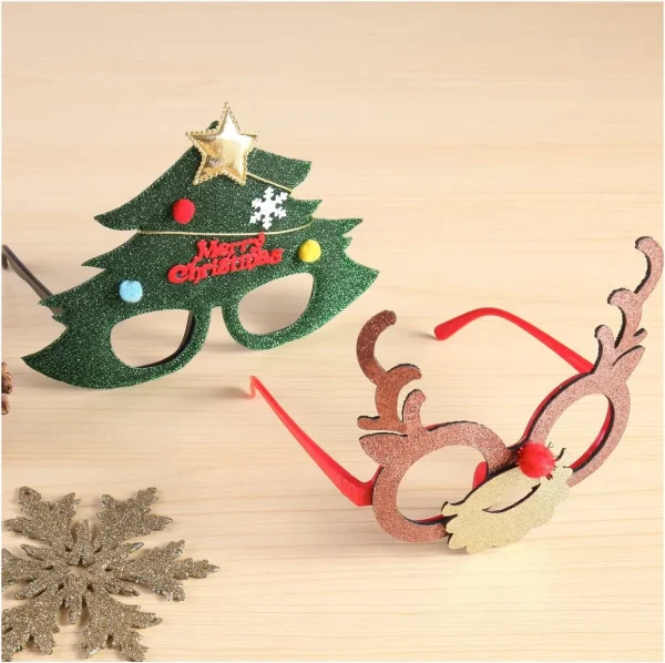 8pcs Christmas Party Glass Frames 5 8pcs Christmas Party Glass Frames - Image 3