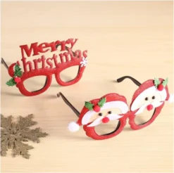 8pcs Christmas Party Glass Frames 11 8pcs Christmas Party Glass Frames -Christmas Favors Shop Christmas Party Fancy Glasses 8 Pack 4 result 600x598 1