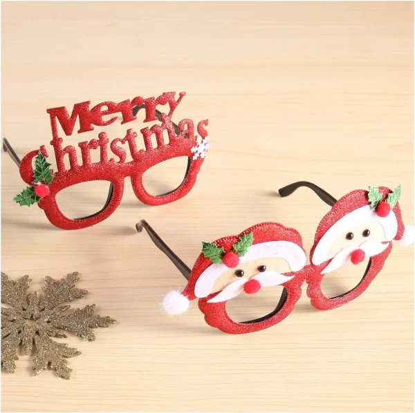 8pcs Christmas Party Glass Frames 6 8pcs Christmas Party Glass Frames - Image 4