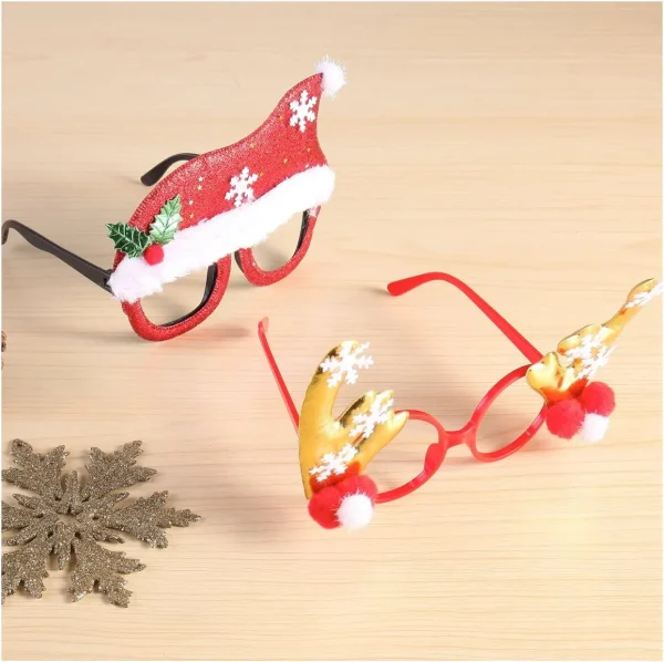 8pcs Christmas Party Glass Frames 7 8pcs Christmas Party Glass Frames - Image 5