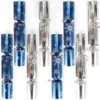 8pcs Blue And Silver Snowflake Christmas Party Crackers