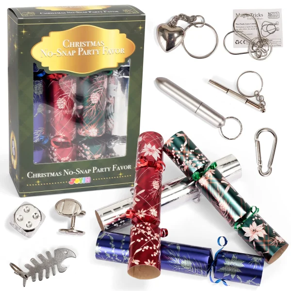 8pcs Party Crackers Christmas With Flower Designs 7 8pcs Party Crackers Christmas With Flower Designs - Image 5