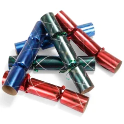12pcs Red & Blue Christmas Crackers Party Favors -Christmas Favors Shop Christmas Party Table Favors Red Green Blue Plaid 5 result 600x600 1