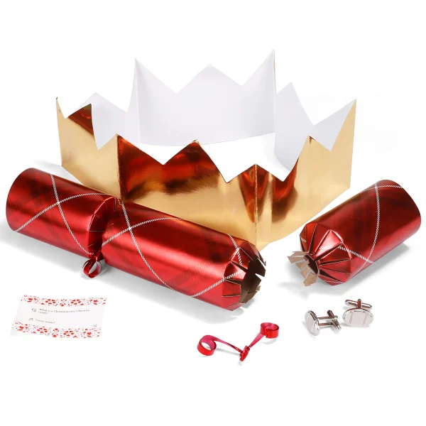 Christmas Party Table Favors (Red Green Plaid), 8Pack 5 Christmas Party Table Favors (Red Green Plaid), 8Pack - Image 3