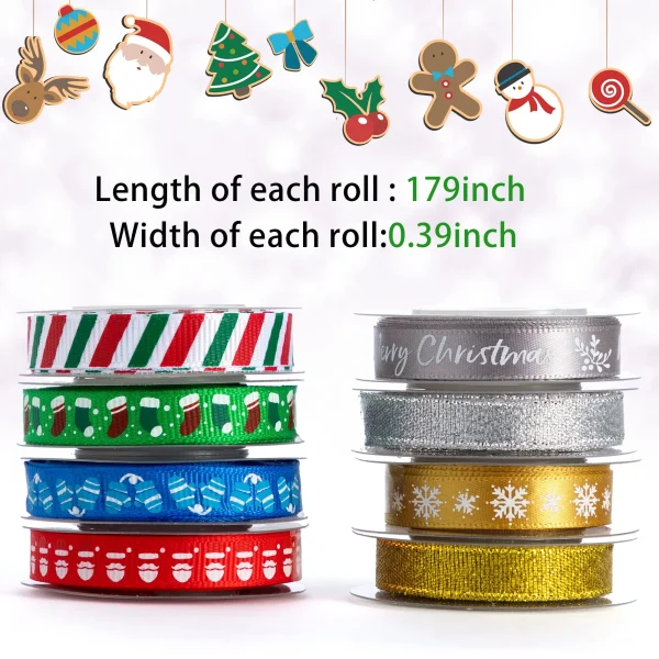 Christmas Ribbon For Gifts 7 Christmas Ribbon For Gifts - Image 5