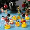 12pcs Christmas Rubber Ducky Bath Toy 2 12pcs Christmas Rubber Ducky Bath Toy -Christmas Favors Shop Christmas Rubber Duck 12 Pcs 6 600x600 1
